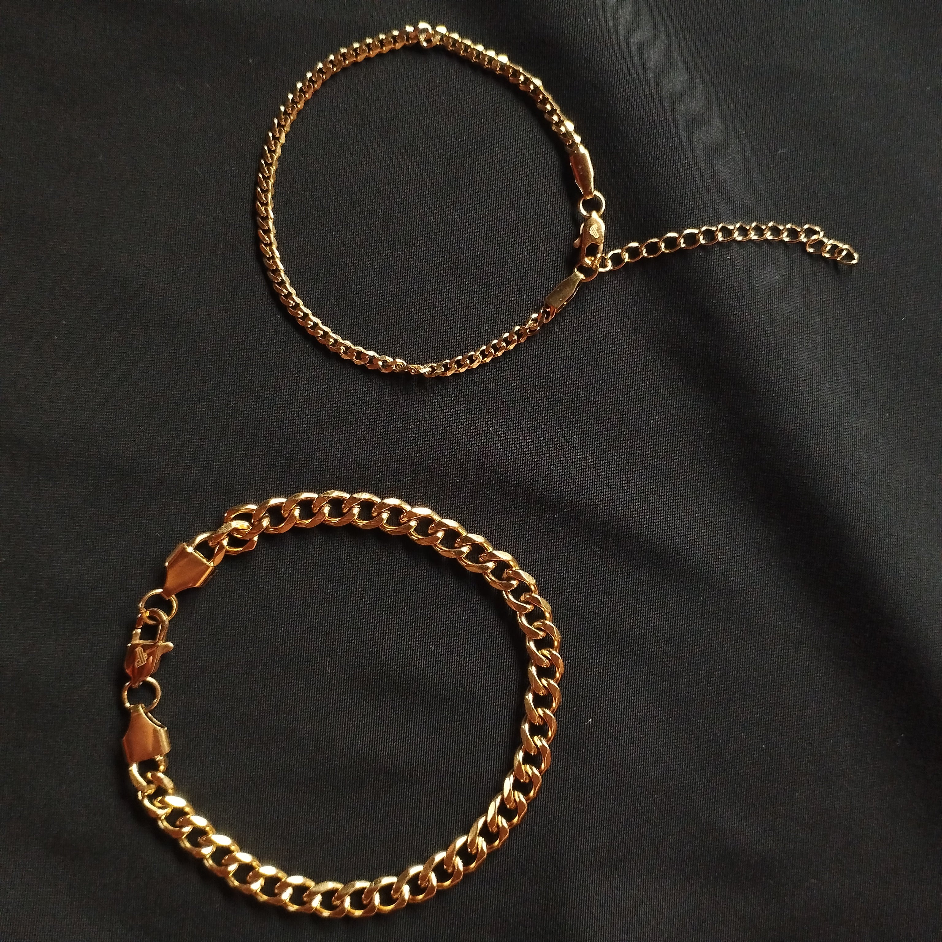 Combo pulseras Cubano pareja