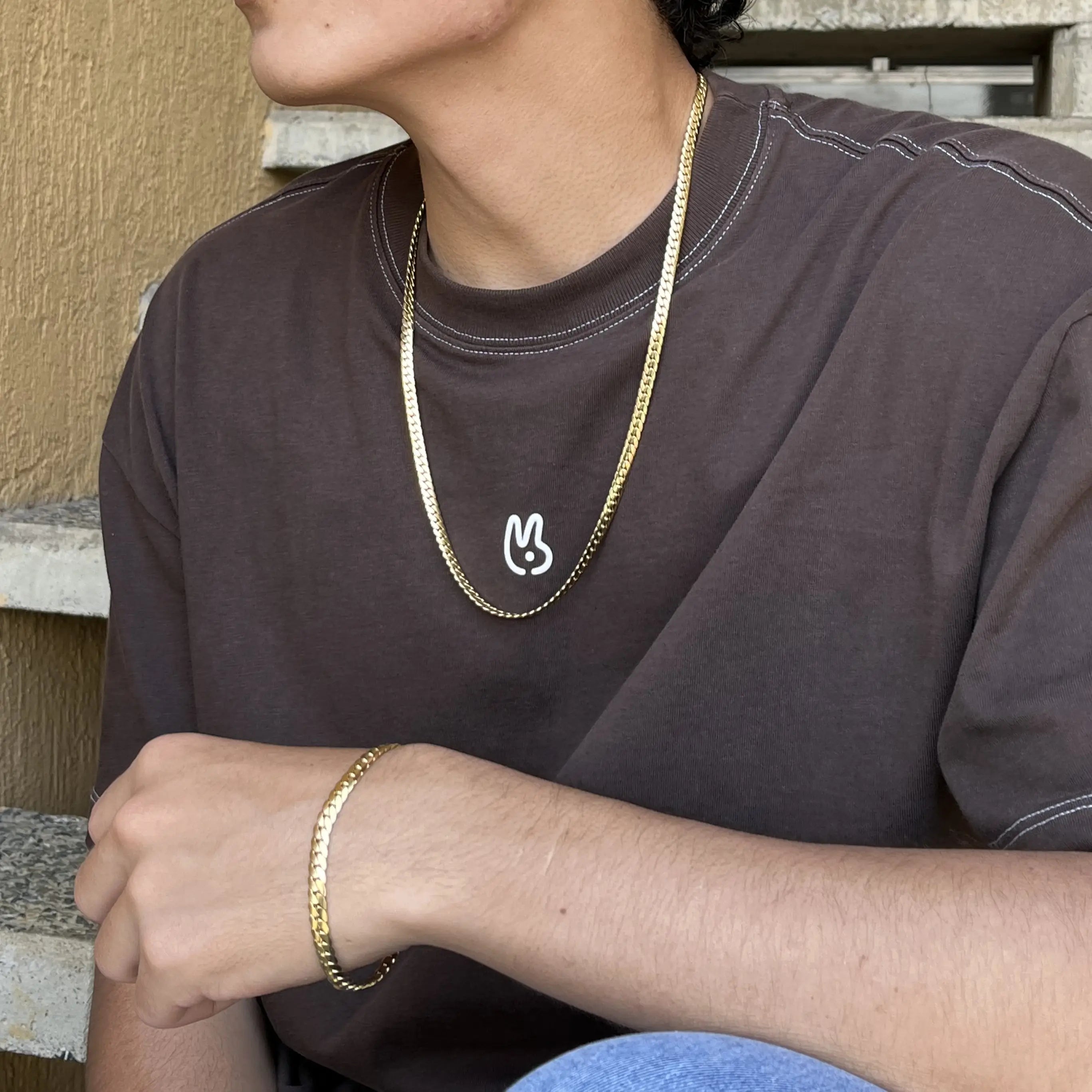 COMBO ÚNICO – Serpiente Hombre Cadena + Pulsera