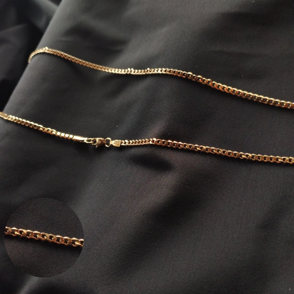 Cadena Cubana para  3mm x 60cm