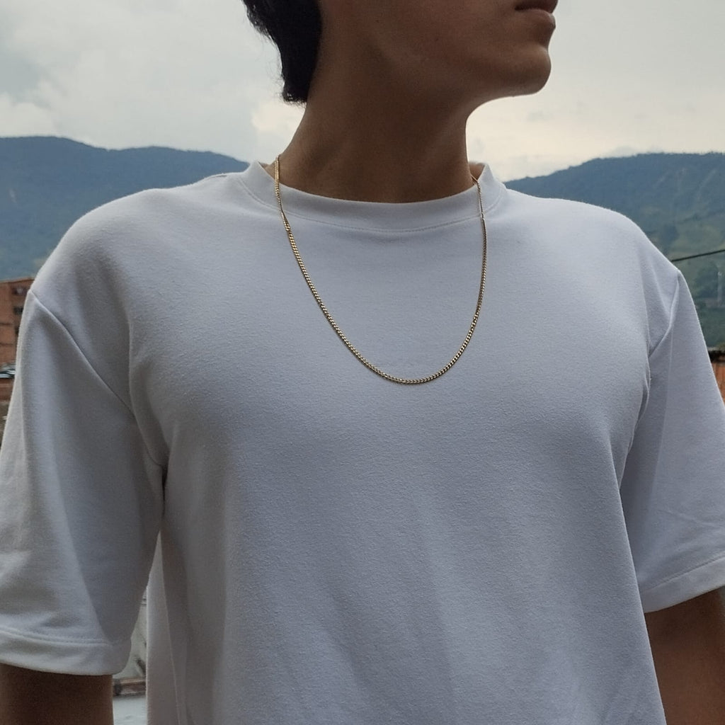 Cadena Cubana para  3mm x 60cm