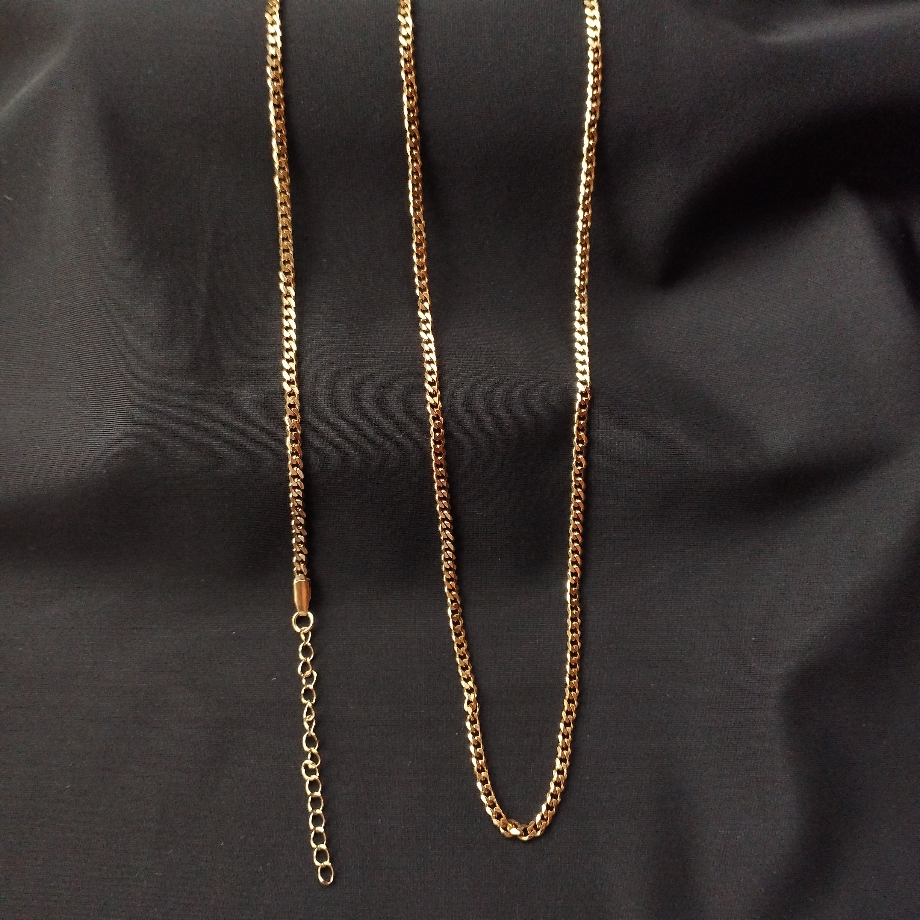 Cadena Cubana 3mm × 60cm – Look Urbano Premium