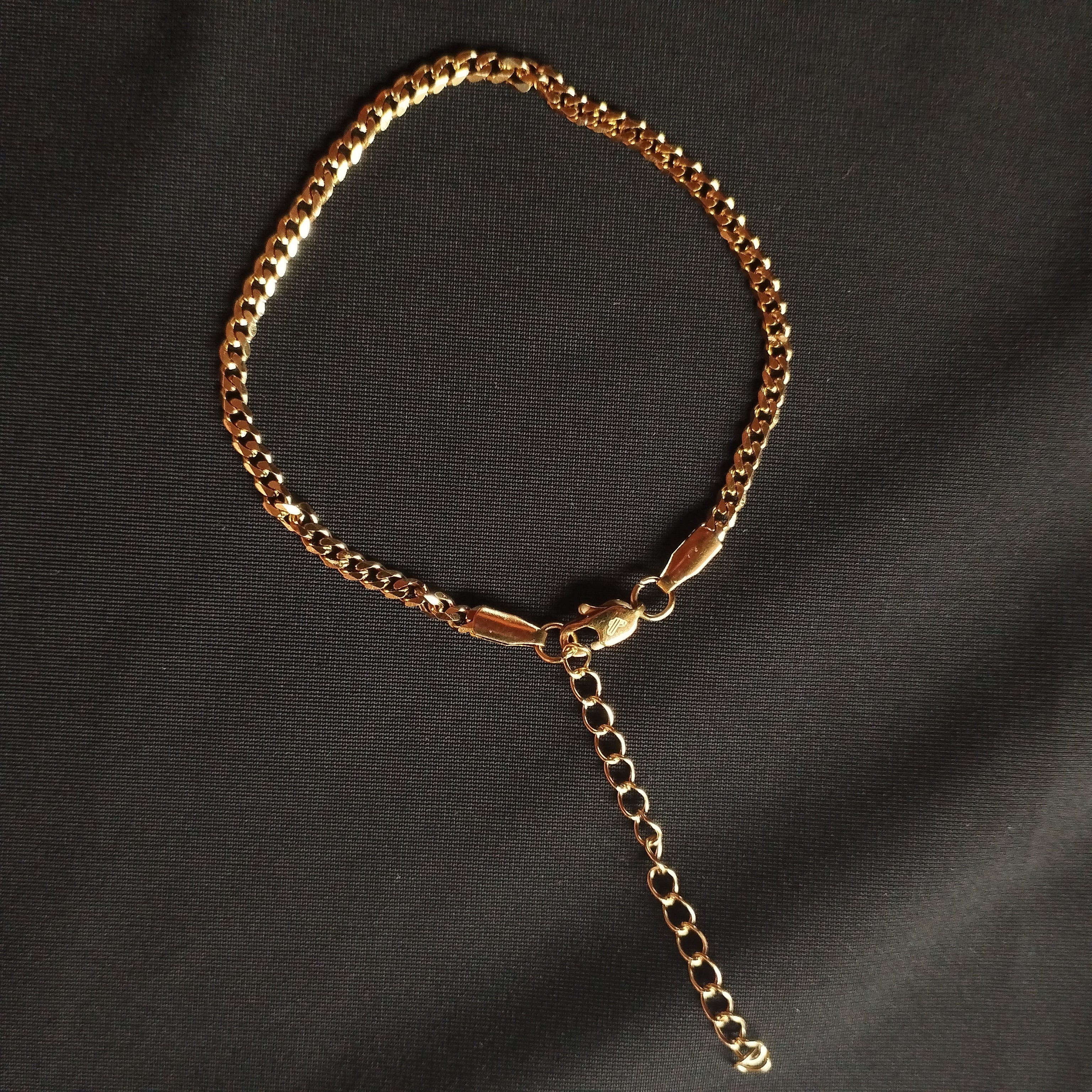 Pulsera Cubana para mujer 3mm x 17cm