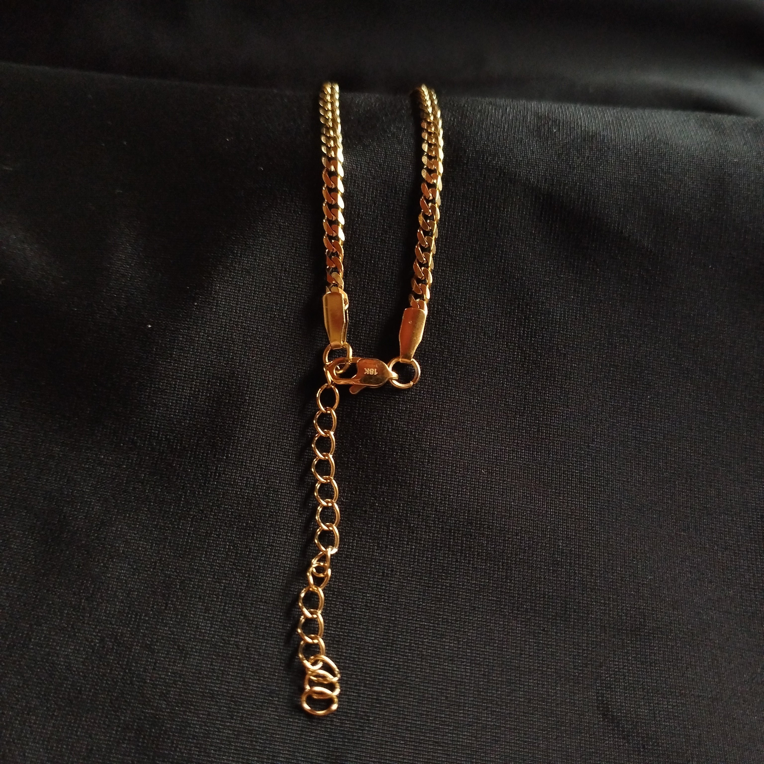 Pulsera Cubana para mujer 3mm x 17cm