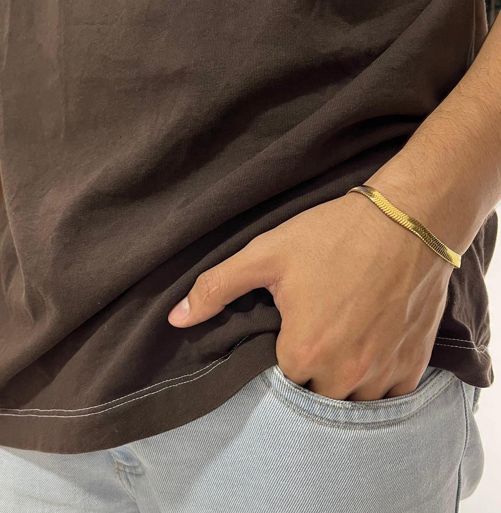 Pulsera Egipcia para hombre 6mm x 20cm