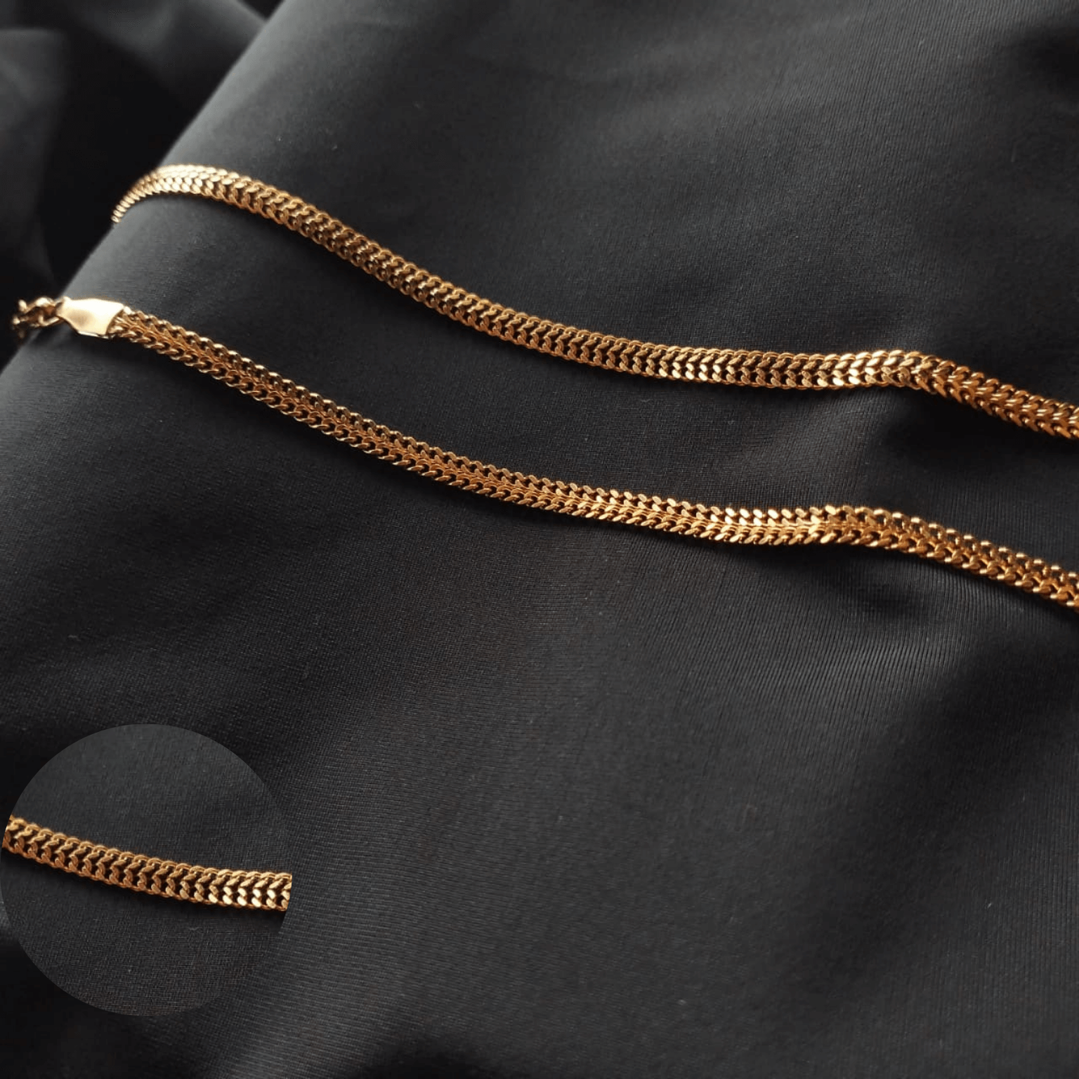 Cadena Roma 4mm × 45cm – Estilo Elegante y Duradero