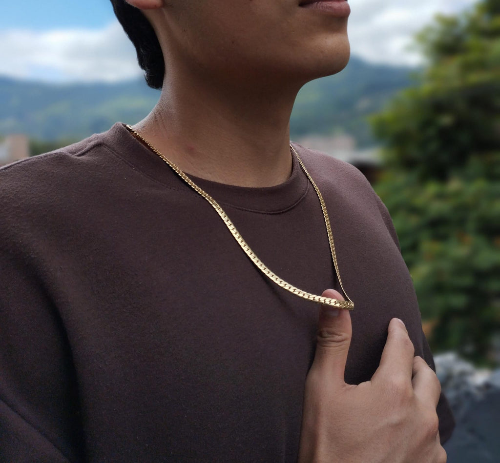 Cadena Serpiente para hombre 6mm x 65cm