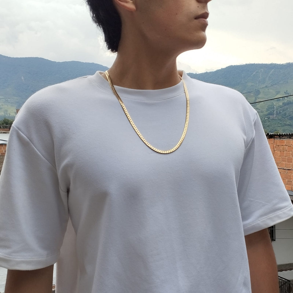 Cadena Serpiente para hombre 6mm x 65cm