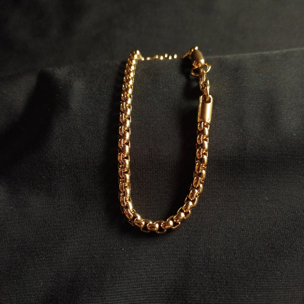 Pulsera Veneciana Hombre 4mm × 20cm – Diseño Elegante