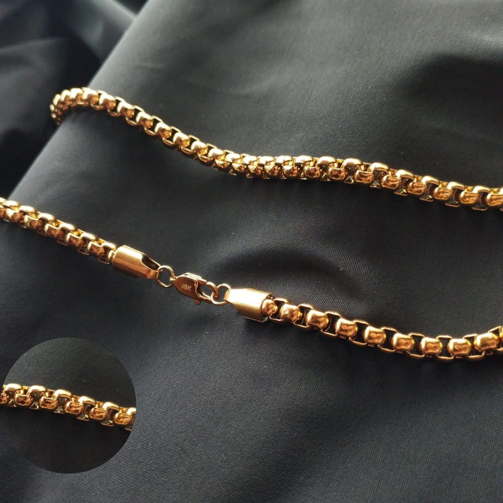 Cadena Veneciana para hombre 6mm x 65cm