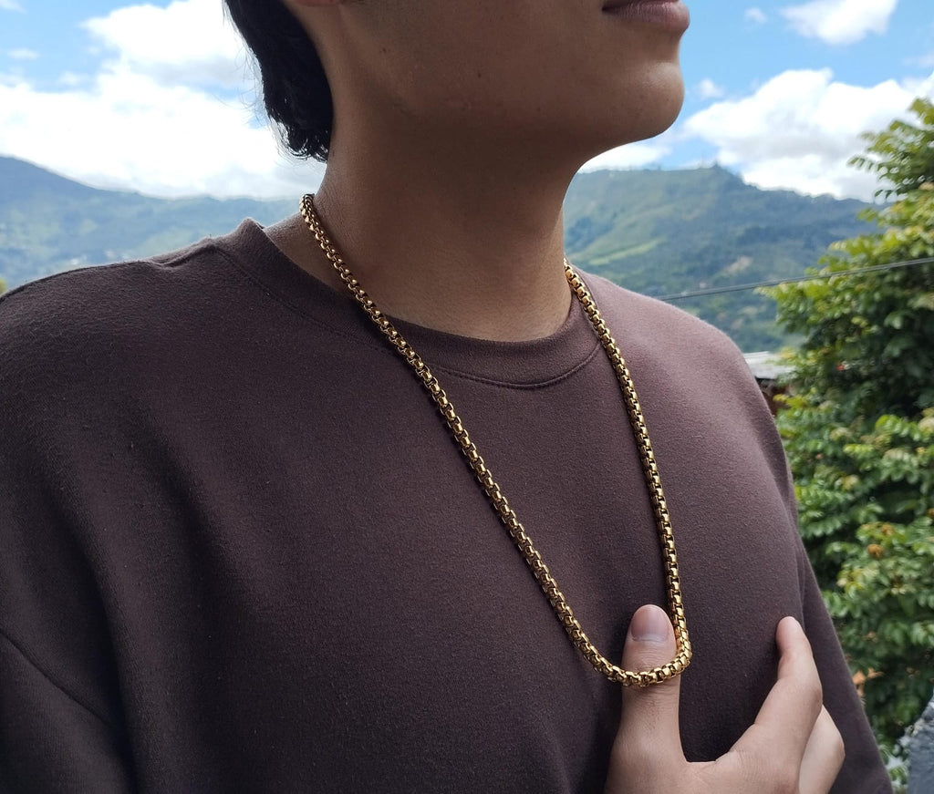 Cadena Veneciana para hombre 6mm x 65cm