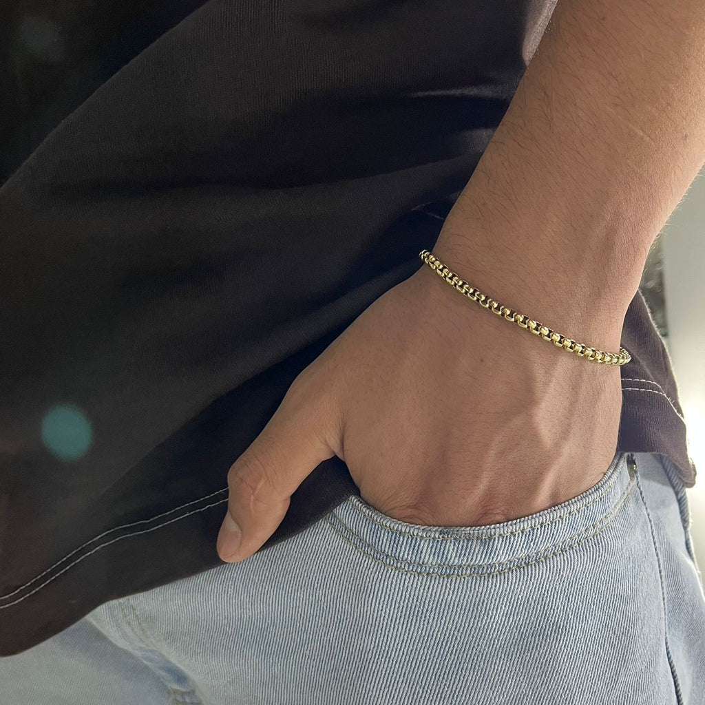 Pulsera Veneciana para hombre 4mm x 20cm