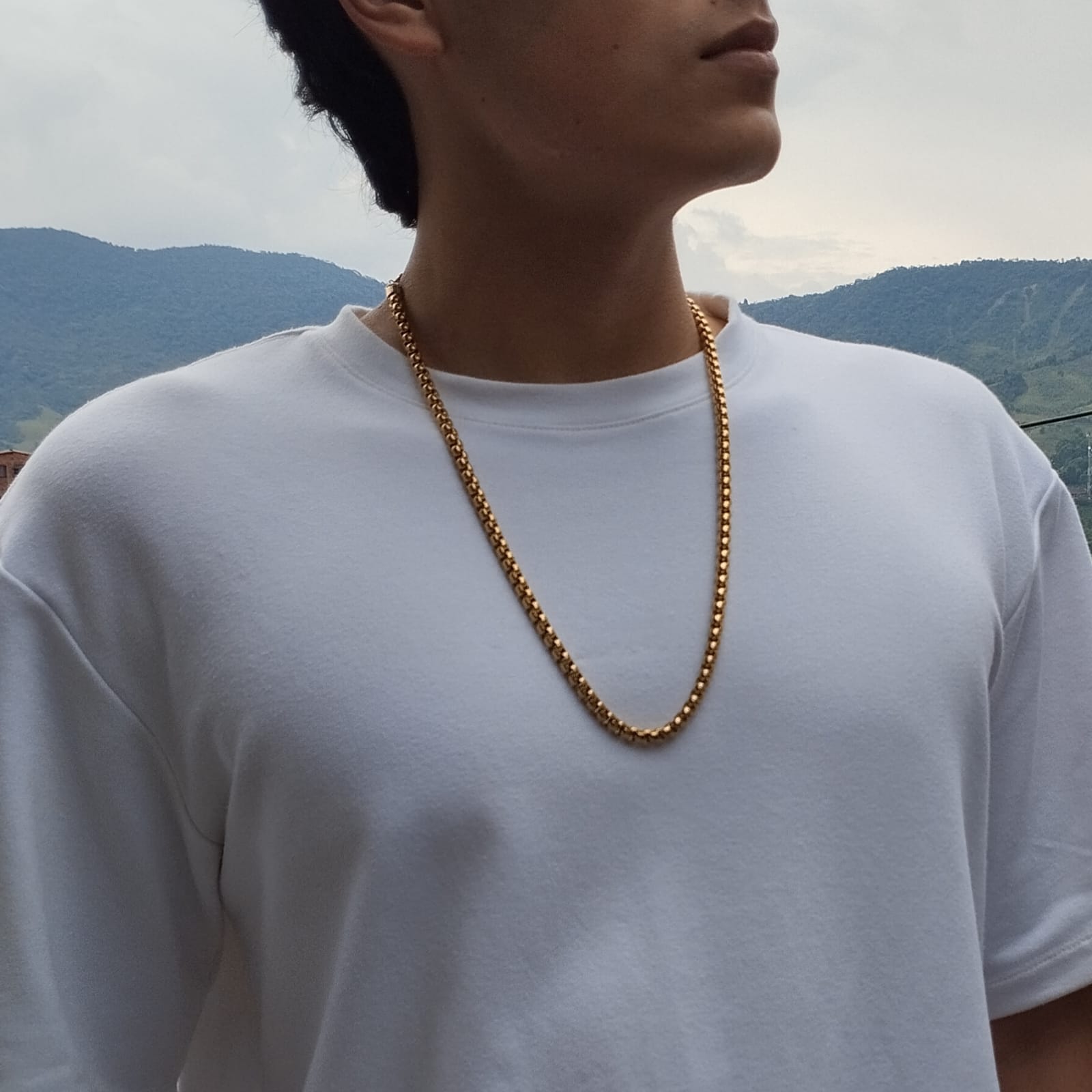 Cadena Veneciana para hombre 6mm x 65cm